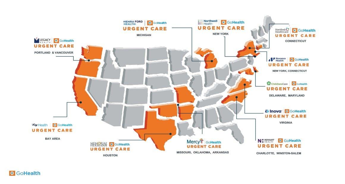 Map of JV's